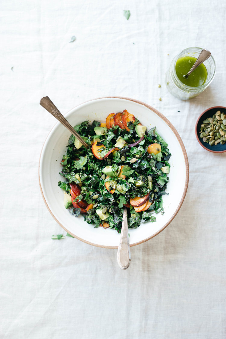 Avocado, Kale &amp; Arugula Chop Salad