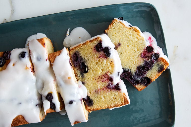 Blueberry, Almond, and Lemon Cake