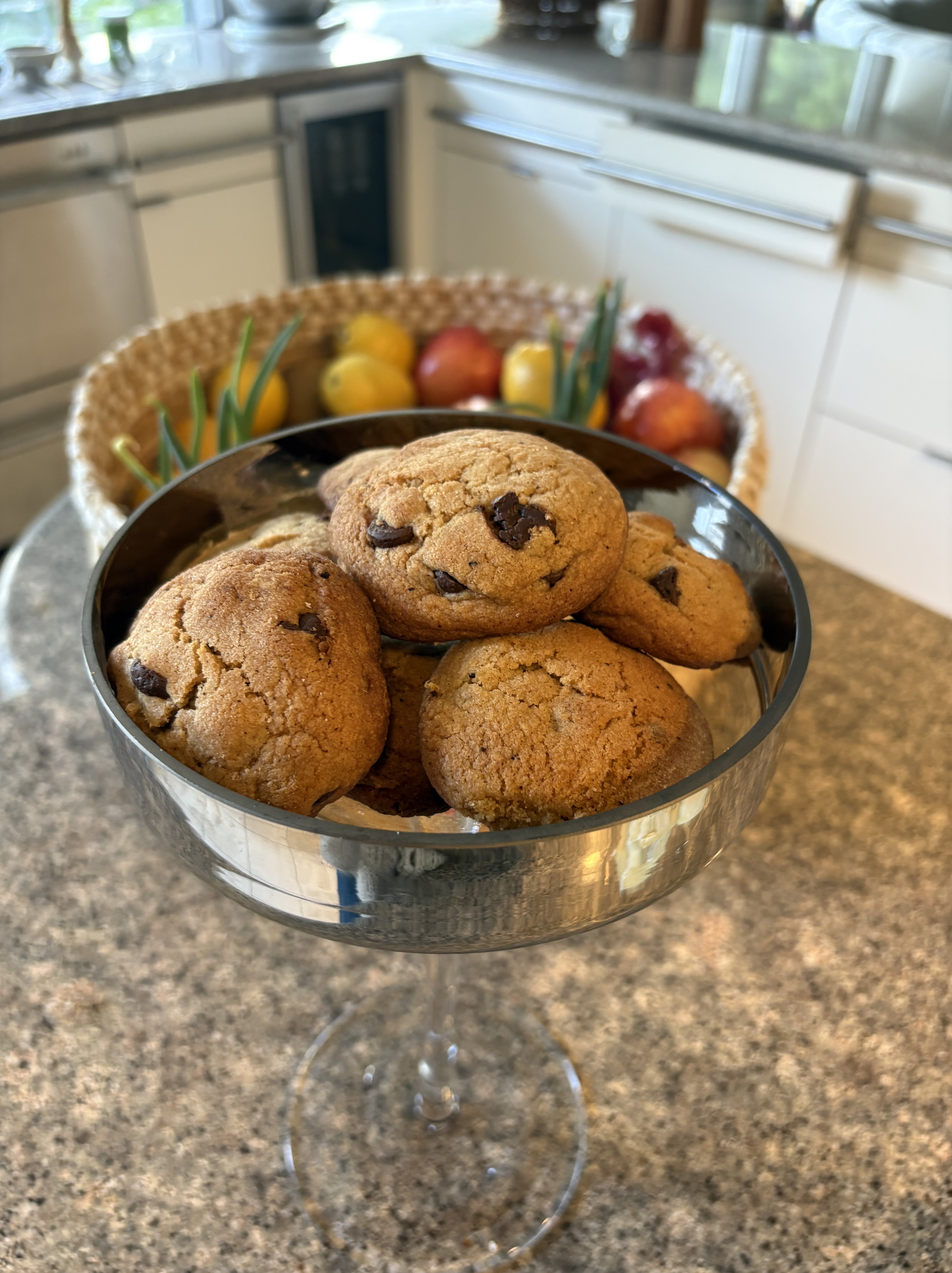 Brown Butter Dubai Chocolate Chip Cookies