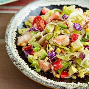 Avocado &amp; Shrimp Chopped Salad