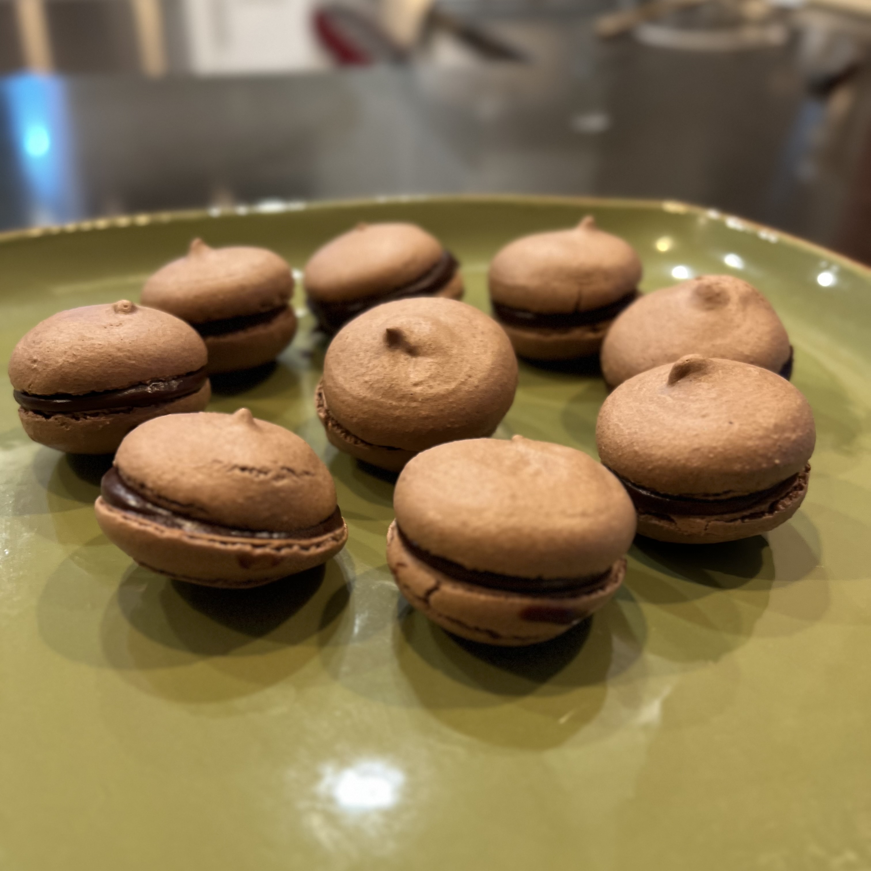 Chocolate French Macarons