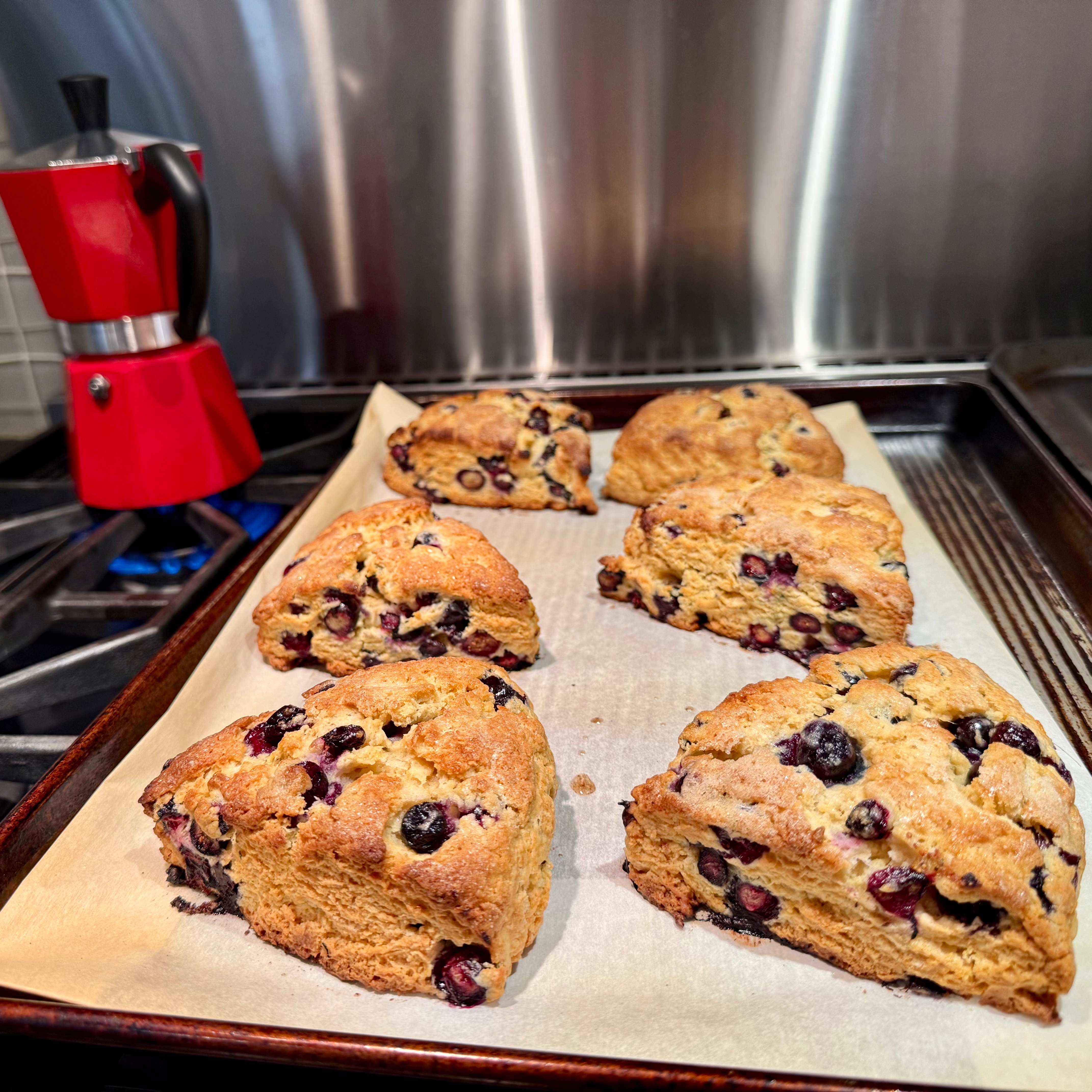 Fresh Lemon Blueberry Scones