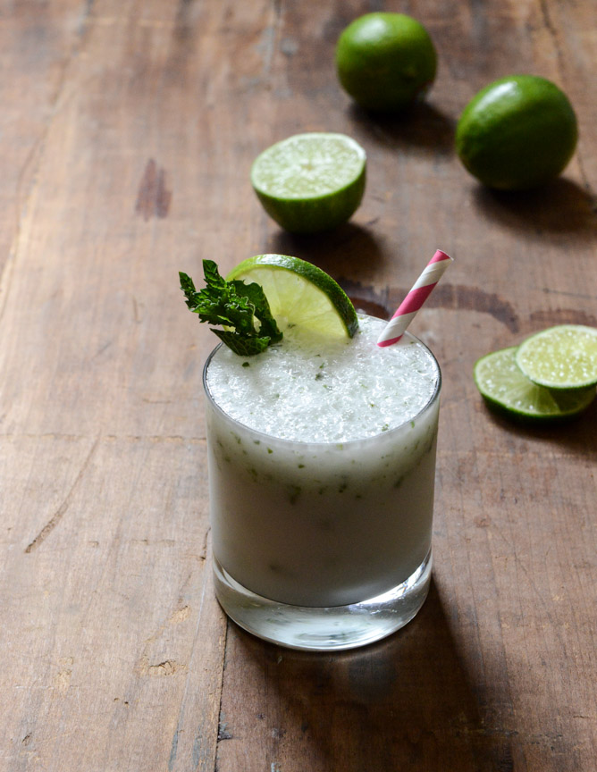 Frosty Coconut Mojito