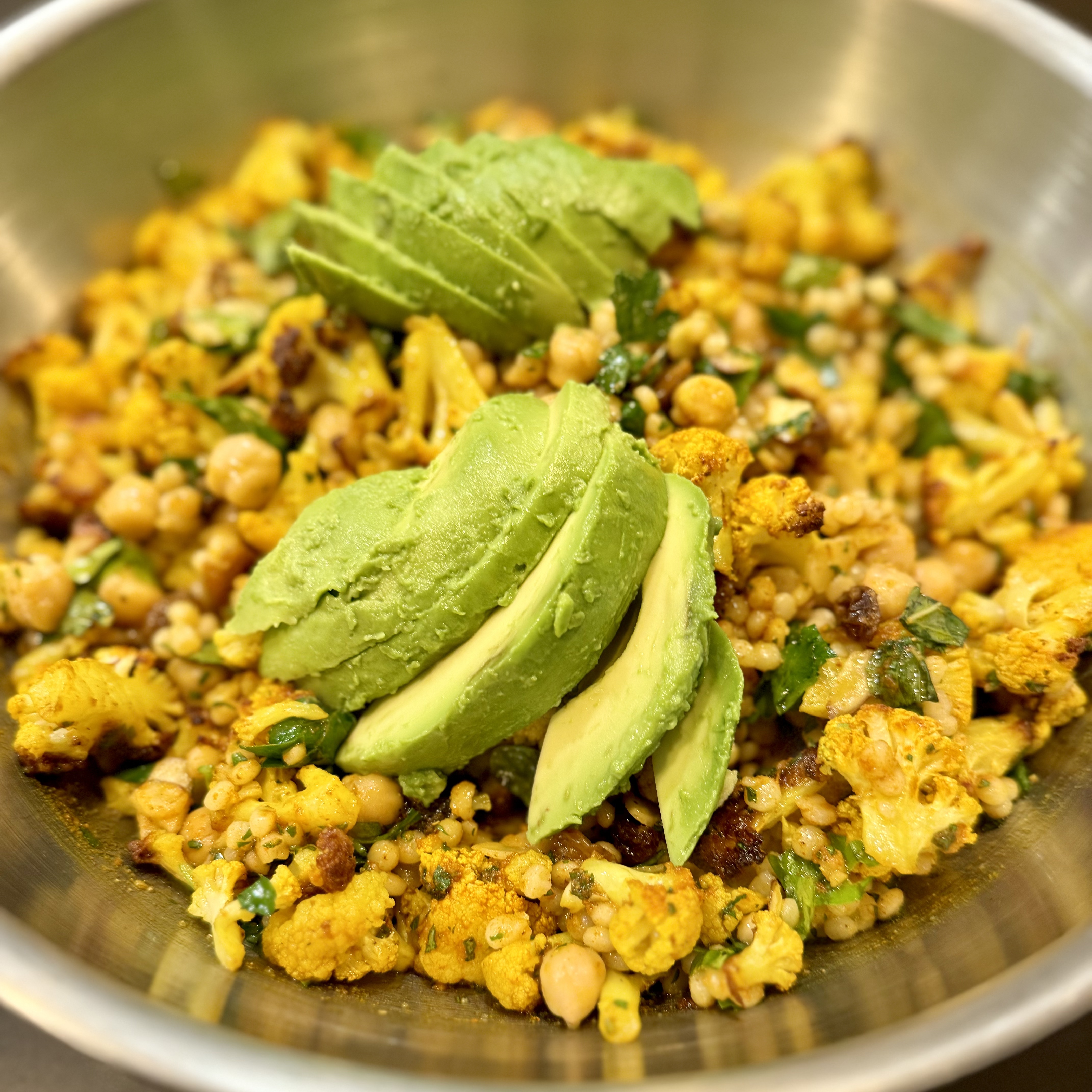 Moroccan Cauliflower and Couscous Salad