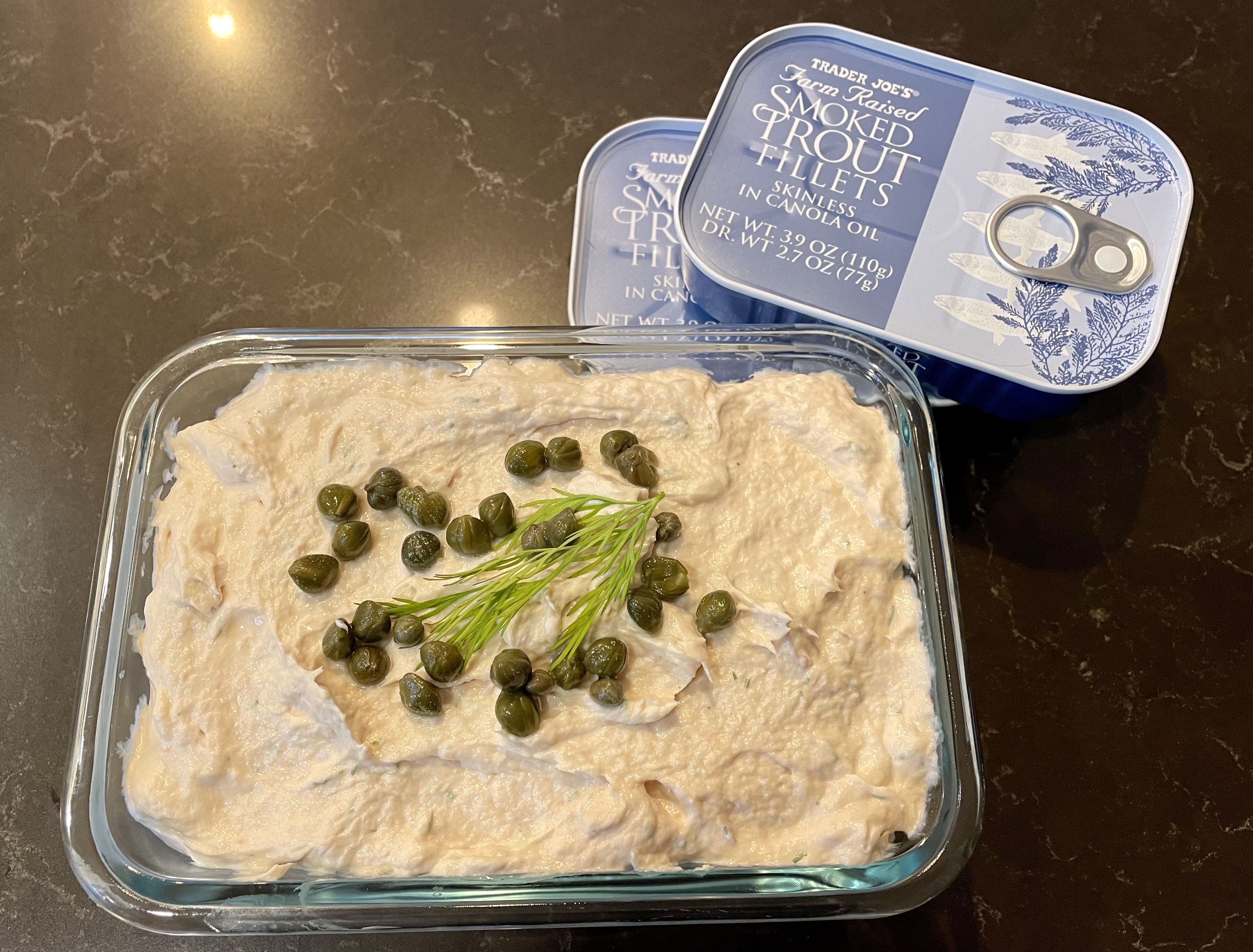 Smoked Trout Dip with Dill